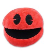 Red Classic Round Pac-Man Toys 5 inch Plush .New Official pac man toy. - £13.92 GBP