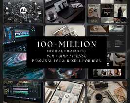 100M+ Digital Products Mega Bundle with PLR &amp; MRR - $1.10