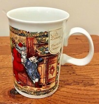 NEW Dunoon New Christmas Post Cheer Mug Old World Santa Stoneware Scotland - $28.04