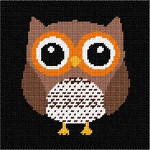 Pepita Needlepoint kit: Easy Owl, 7&quot; x 7&quot; - $50.00+
