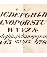 1899 Italic Script Style Font Victorian Lettering Example Penmanship DWH5A - $41.11 CAD