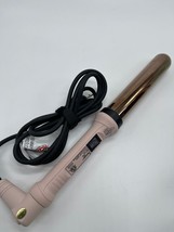 L’ange HT015B Pink 1.25 Inch Corded Professional Hair Curling Wand Iron - £14.89 GBP