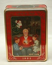 Nabisco Oreo Cookie Tin Box Canister Christmas Advertising Grandfather R... - £17.04 GBP