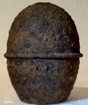 Vintage Inert WWII Wehrmacht Egg Grenade Battlefield Relic Late War - £27.40 GBP