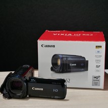 Canon Digital Camcorder  VIXIA HF R62 HD 32x w/ CHARGER Cables + BOX! VE... - $151.46