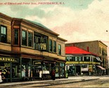 Angolo Di Elwood Porter Avenue Providence Rhode Island Ri Unp DB Cartoli... - $10.20