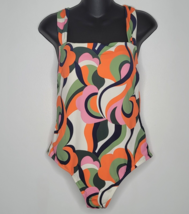 Boden Size US 10 One-Piece Swimsuit Glorious British Style NEW Pink Green Orange - $44.99