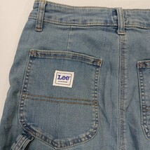 LEE Workwear Mid Rise Medium Denim Skirt Size 2M (36×22) Stretch Slit 112344209 image 12