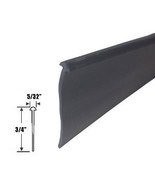 Gordon Glass® Black 3/4&quot; Half-Round Type Shower Door Bottom Seal and Sweep  - $14.81