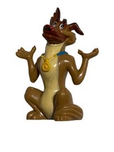 Vintage 1989 All Dogs Go To Heaven Charlie Barkin Dog PVC Toy Figure 3 1/4&quot; - £7.55 GBP