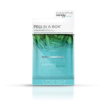 Voesh Pedi In A Box Deluxe 4 Step Set - Eucalyptus Energy Boost - $6.99