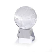 Bey Berk  3&quot; Acetate Etched Glass Globe with Base - £46.65 GBP