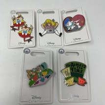 Disney Parks - Alice in Wonderland - Lot of Pins - Pin Set On Card - £51.54 GBP