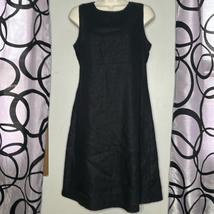 Maggy London linen blend sleeveless shift dress size 10 - £13.27 GBP