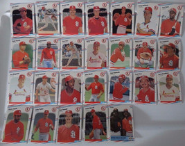 1988 Fleer St. Louis Cardinals Team Set Of 26 Baseball Cards - £3.16 GBP