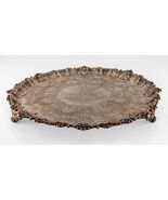 AB Savory &amp; Sons Sterling Silver 12&quot; Salver Dedicated to Rev. Parkin 1865 - $86,630.80 MXN