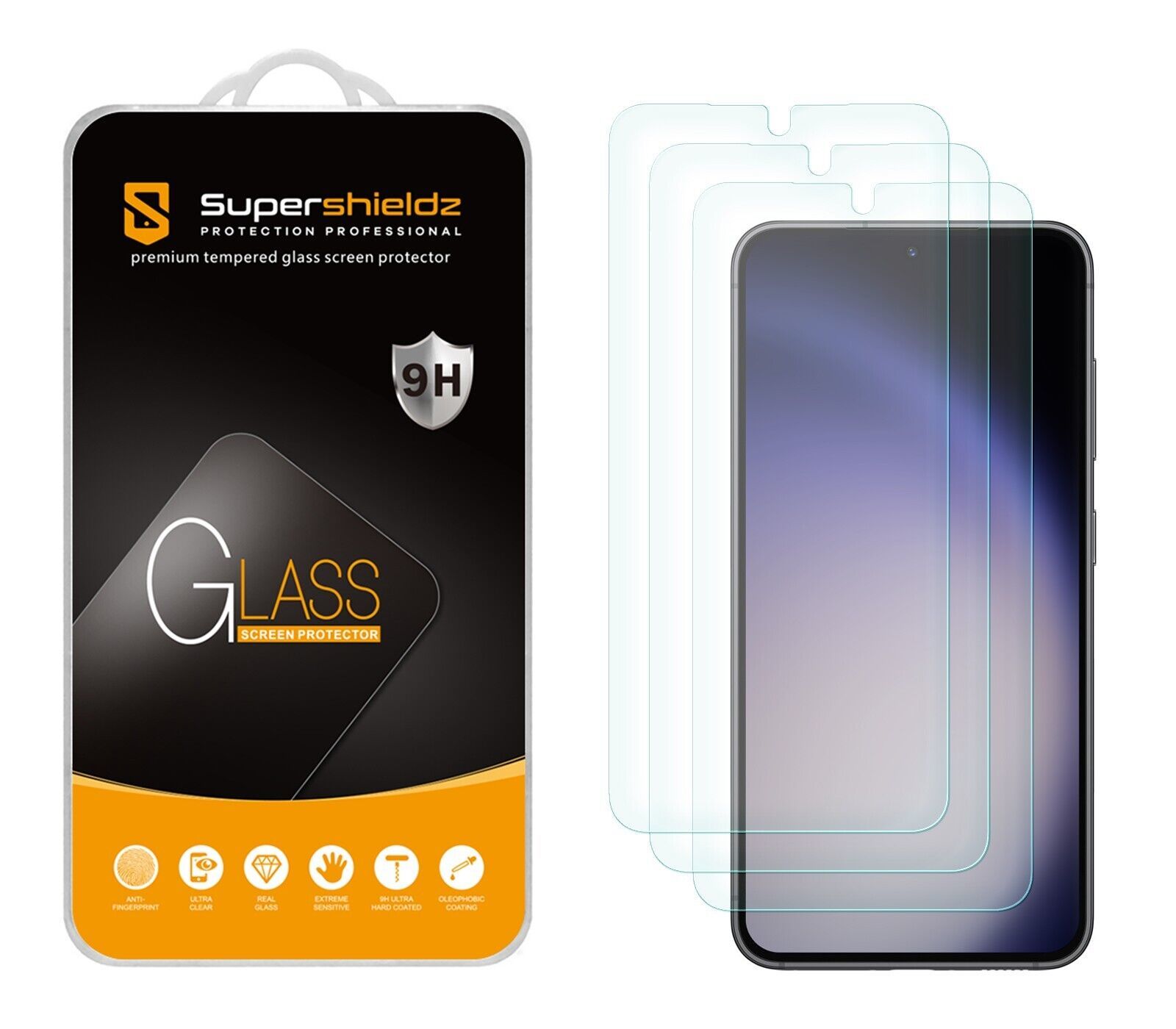 Primary image for [3-Pack] Tempered Glass Screen Protector For Samsung Galaxy S24