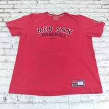 Nike Shirt Mens XL Red Sox MLB Baseball Athletic Casual Short Sleeve Crew Neck - £15.71 GBP