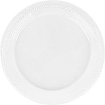 9&quot; Disposable Round Clear Plastic Cuisine Dinner Plates 120pcs - £25.35 GBP