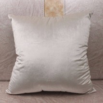 Best Pillow Comfortable Solid Cushion 55x55cm Beige - £13.30 GBP