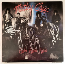 Motley Crue Fully Autographed LP COA #MC65974 - £1,175.74 GBP