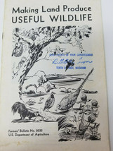 Making Land Produce Useful Wildlife 1975 Department of Agriculture 2035 - $9.45