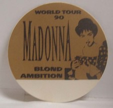 MADONNA - VINTAGE ORIGINAL 1990 CLOTH CONCERT TOUR BACKSTAGE PASS *LAST ... - $20.53 CAD