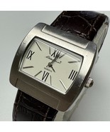 Eddie Bauer Quartz Watch 1030 Unisex 30m Silver Cuff Bangle Analog New Battery - $32.29