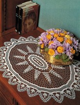 2X Oval Mat &amp; Tiny Basket Crochet DOILY Patterns - $6.50