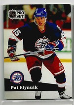  PRO SET HOCKEY CARDS, 1991   PAT ELYNUIK  #262     EX++++  FRENCH  - $2.88