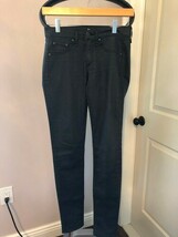  Charcoal Gray Rag &amp; Bone Jean Style Denim Leggings SZ 26 Style # W15031... - $68.31