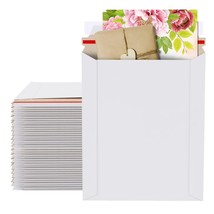 Rigid Mailers 9.75x12.25 Paperboard Mailers Pack of 25 White Photo Mailers - $23.29