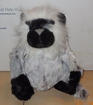 Ganz Webkinz Gray Langur Monkey 9&quot; plush Stuffed Animal toy - $9.65
