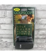 Tasco InFocus Golf Scope 5 X 20mm #514FMY With Golf Rules Book Vintage New - £14.54 GBP