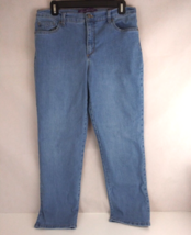 Gloria Vanderbilt Amanda Distressed Straight Leg Women&#39;s Jeans Size 10 S... - £11.62 GBP