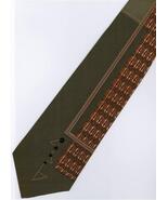201217 Brown Khaki Orange Necktie - $19.99