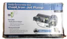 FOR PARTS - ECO-FLO EFCWJ10 Deep Well Jet Pump 1 HP Convertible - $59.99