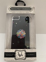 Absolutely Charming Lifestyle Protective iPhone 5 Case w/ Jewel Flower D... - $6.89