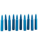 223 Caliber Rifle Snap Caps 10 Count from Azoom Blue solid aluminum - £16.34 GBP