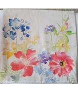 Avon Spring Flowers Square Pillow Cover - $186.39 MXN