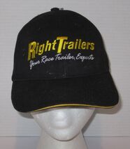 Right Trailers Yellow black CAP HAT Adjustable Hook &amp; Loop - $14.80