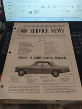 Chevrolet Service News Volume 34 March 1962 #3 Chevy II Nova Sedan - £5.34 GBP