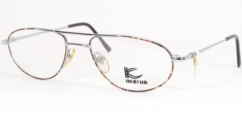 KUHLMEY KANA KK42258-2CC Silver /Multicolor UNIQUE RARE EYEGLASSES 52-17... - $59.40