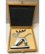 Acadia Stainless Steel REINDEER Nutcracker With Box - €17,19 EUR