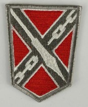 Vintage Military Patch VIRGINIA NATIONAL GUARD Red Gray White Embroidery... - $9.66