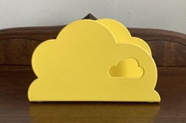 IKEA Yellow Cloud Napkin Letter Mail Holder Rymlig 90s Vintage Metal Retro Chic  - £11.05 GBP