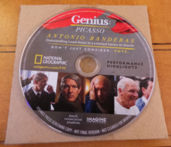 Genius: Pablo Picasso Advance Screening DVD Acting Highlights Antonio Banderas F - £9.65 GBP