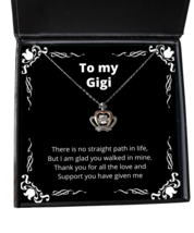 To my Gigi, No straight path in life - Crown Pendant Necklace. Model 64042  - £31.28 GBP
