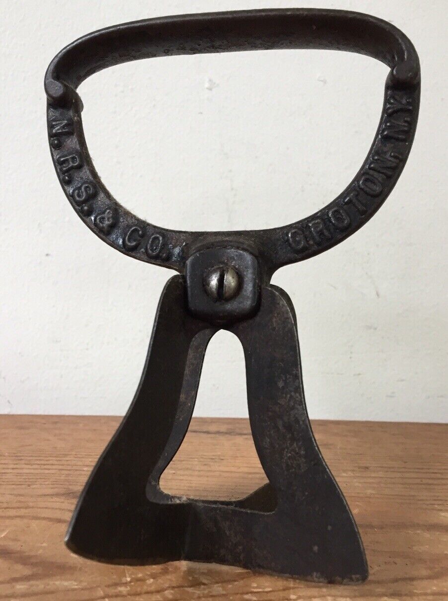 Vintage Antique Food Chopper Nelson R Streeter NRS Co Groton NY Cast Iro... - $59.39