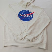 NASA Men's White Graphic Drawstring Pullover Hoodie Sweatshirt Measured Chest 40 image 13